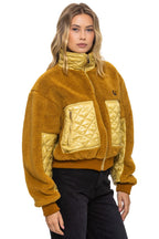 Classic TEDDY FULL ZIP JACKET - HONEY