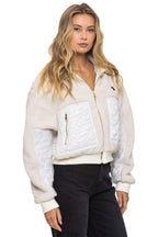Classic TEDDY FULL ZIP JACKET - VINTAGE WHITE