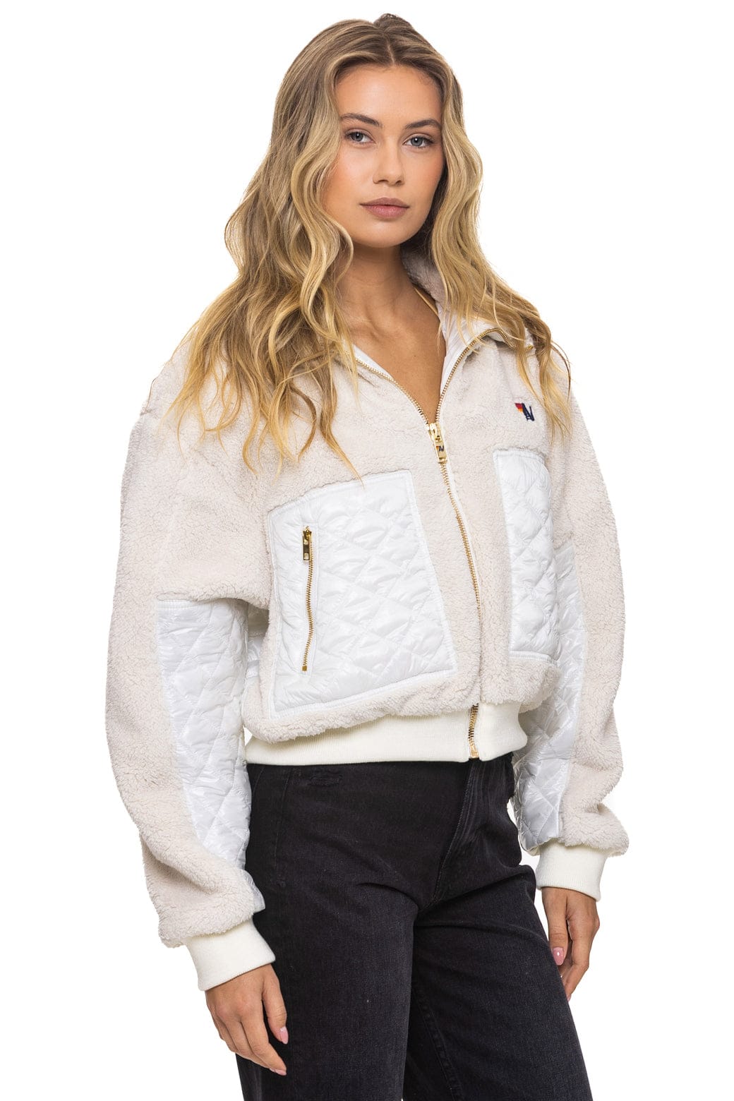 Classic TEDDY FULL ZIP JACKET - VINTAGE WHITE