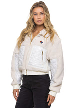 Classic TEDDY FULL ZIP JACKET - VINTAGE WHITE