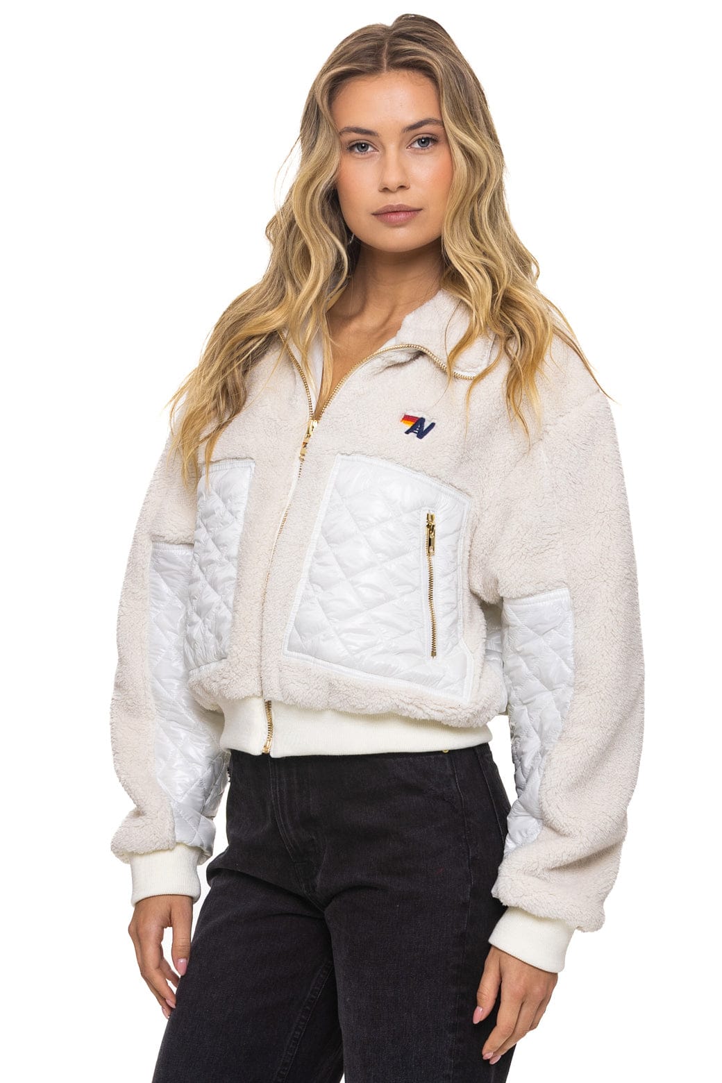 Classic TEDDY FULL ZIP JACKET - VINTAGE WHITE