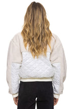 Classic TEDDY FULL ZIP JACKET - VINTAGE WHITE