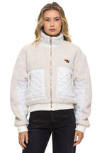 Classic TEDDY FULL ZIP JACKET - VINTAGE WHITE