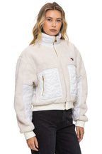 Classic TEDDY FULL ZIP JACKET - VINTAGE WHITE