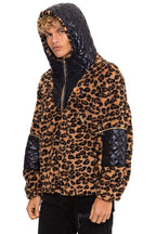 Classic TEDDY UNISEX OVERSIZED HOODED FULL ZIP JACKET - CHEETAH