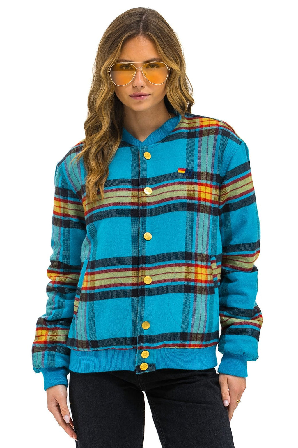Classic PLAID UNISEX VARSITY JACKET - JACKSON PLAID