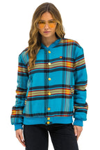 Classic PLAID UNISEX VARSITY JACKET - JACKSON PLAID