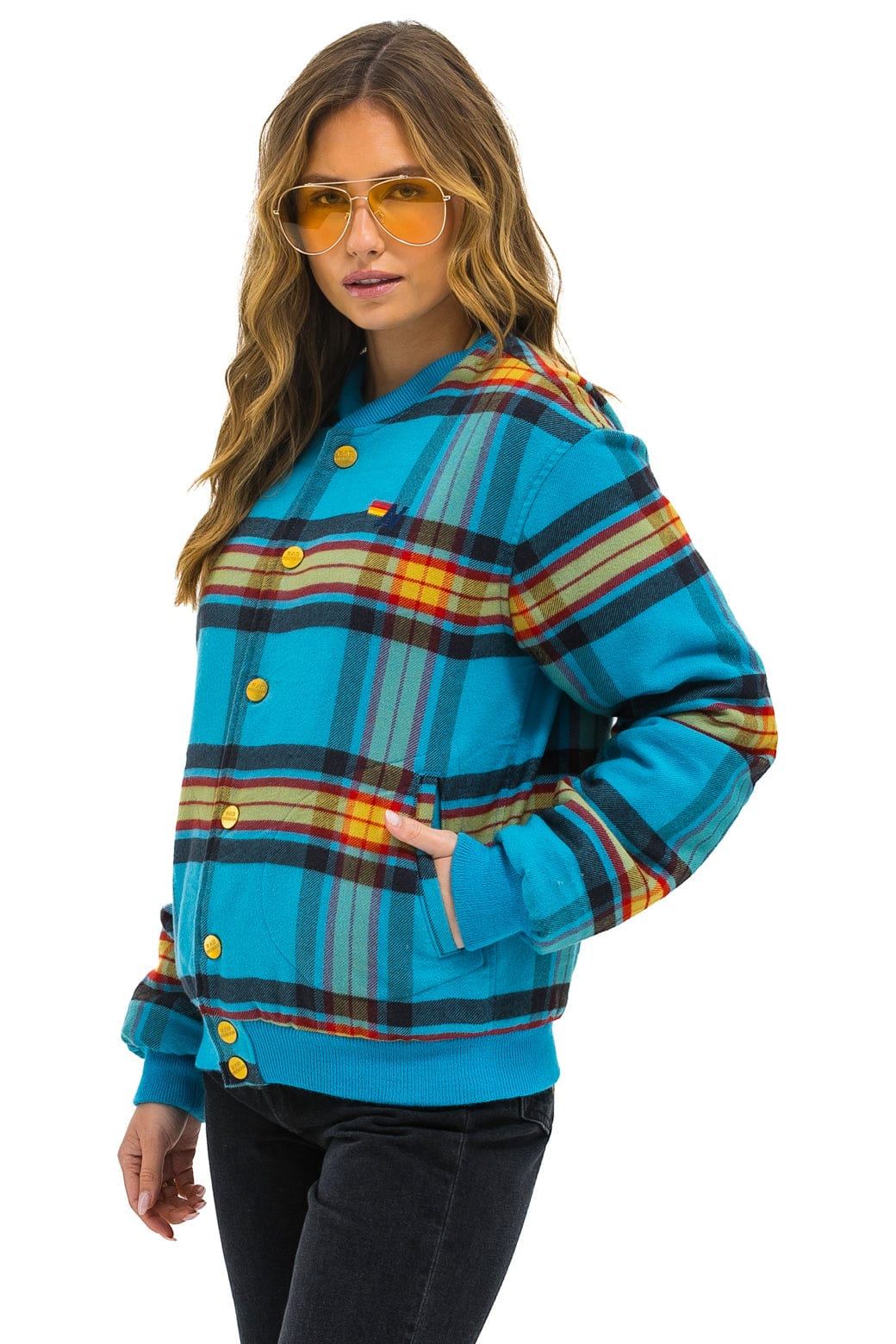 Classic PLAID UNISEX VARSITY JACKET - JACKSON PLAID