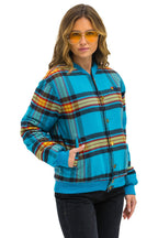 Classic PLAID UNISEX VARSITY JACKET - JACKSON PLAID