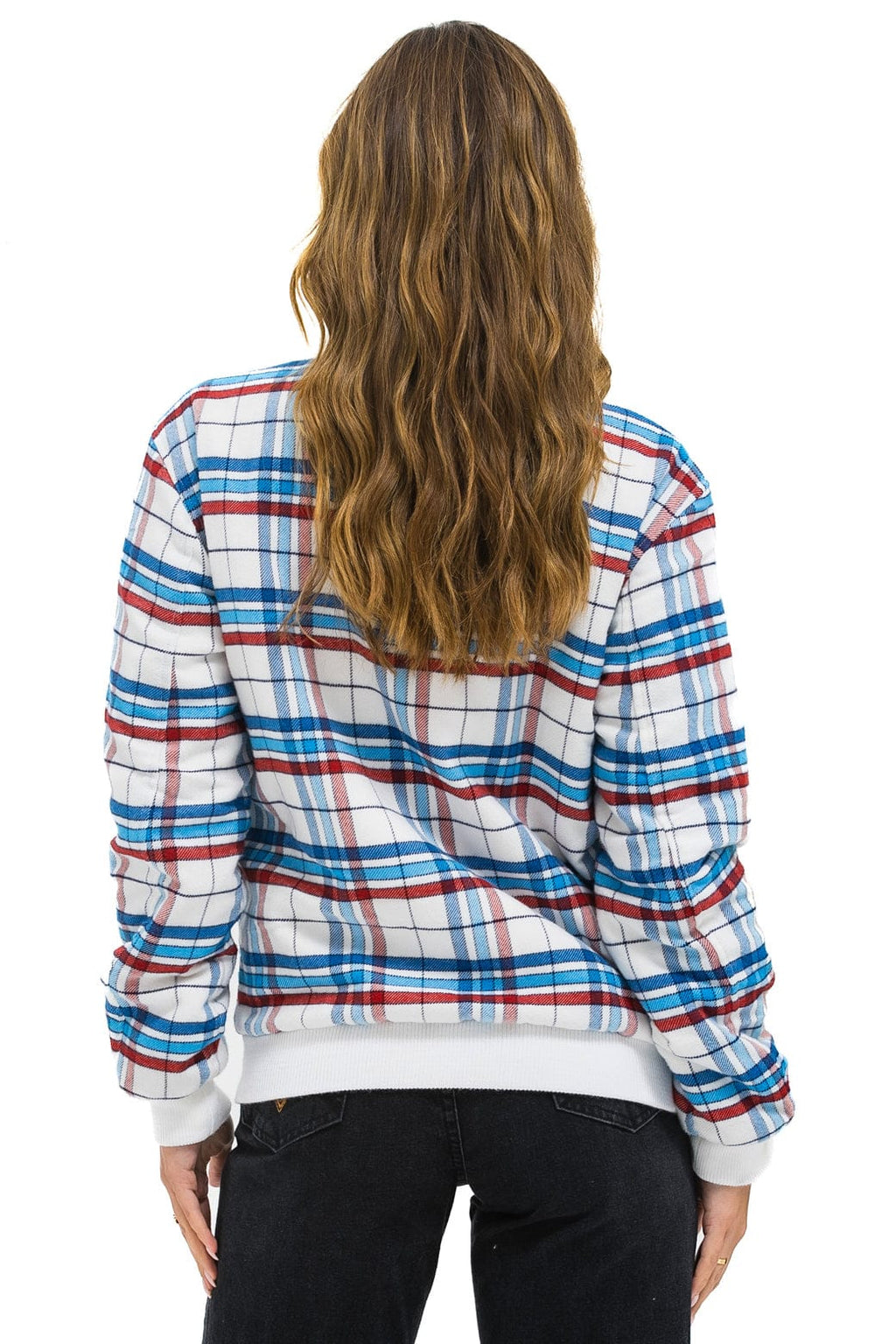 Classic PLAID UNISEX VARSITY JACKET - MONTAUK PLAID