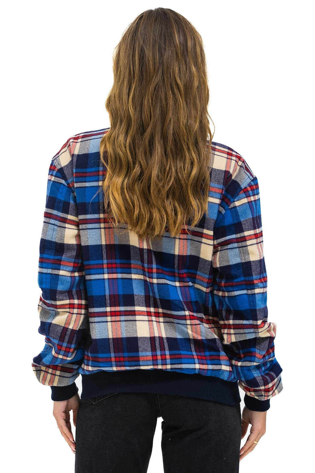 Classic PLAID UNISEX VARSITY JACKET - PATRIOT PLAID