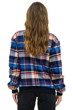 Classic PLAID UNISEX VARSITY JACKET - PATRIOT PLAID