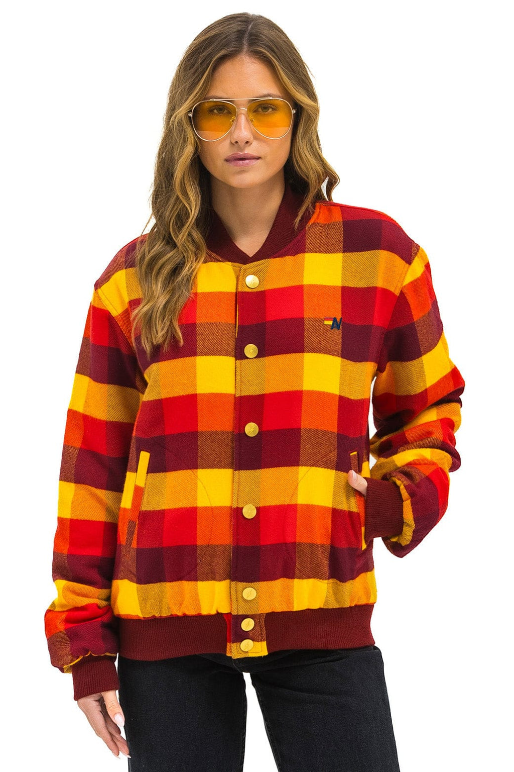 Classic PLAID UNISEX VARSITY JACKET - SURFY PLAID