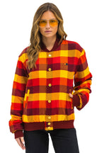 Classic PLAID UNISEX VARSITY JACKET - SURFY PLAID