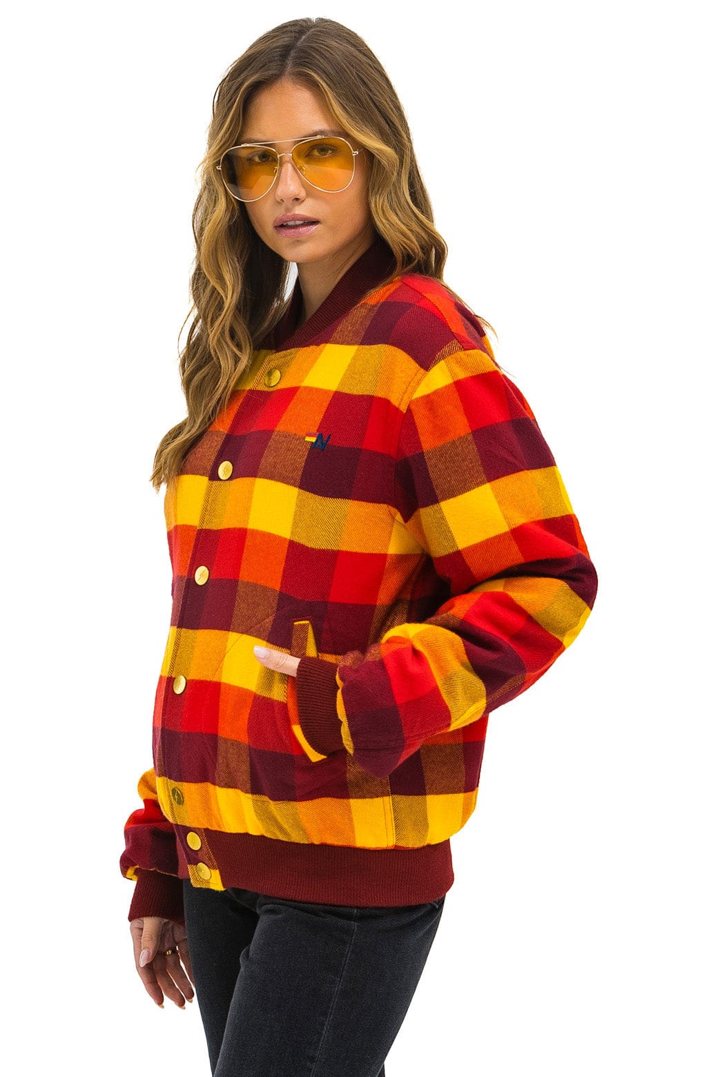 Classic PLAID UNISEX VARSITY JACKET - SURFY PLAID