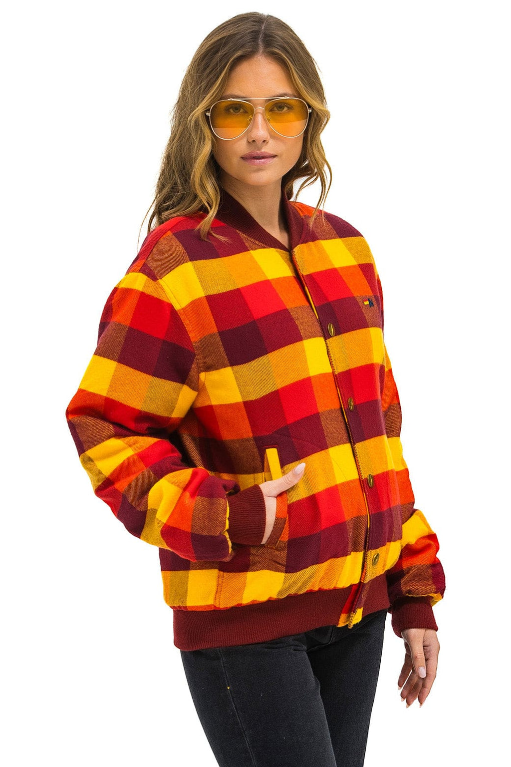 Classic PLAID UNISEX VARSITY JACKET - SURFY PLAID