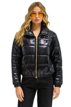 Classic BOLT LUXE APRES PUFFER JACKET - GLOSSY BLACK