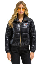 Classic BOLT LUXE APRES PUFFER JACKET - GLOSSY BLACK