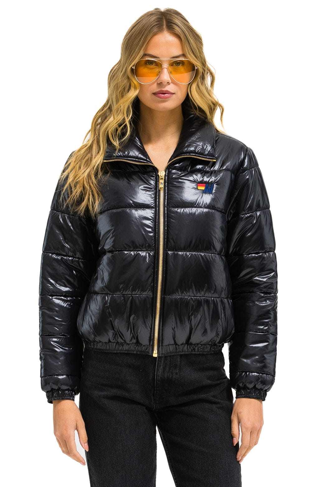 Classic BOLT LUXE APRES PUFFER JACKET - GLOSSY BLACK
