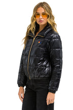 Classic BOLT LUXE APRES PUFFER JACKET - GLOSSY BLACK