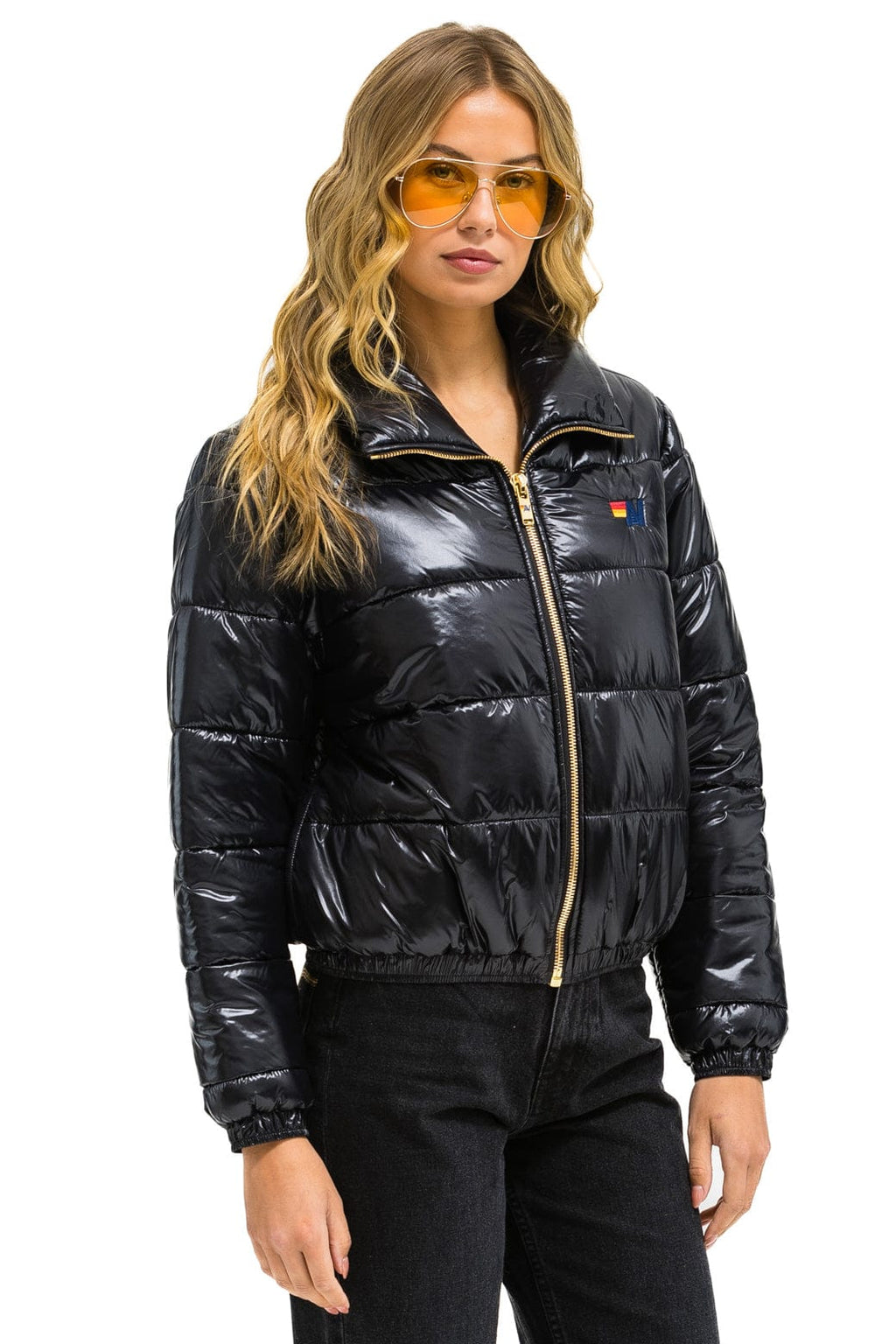 Classic BOLT LUXE APRES PUFFER JACKET - GLOSSY BLACK