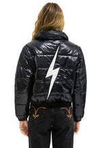 Classic BOLT LUXE APRES PUFFER JACKET - GLOSSY BLACK