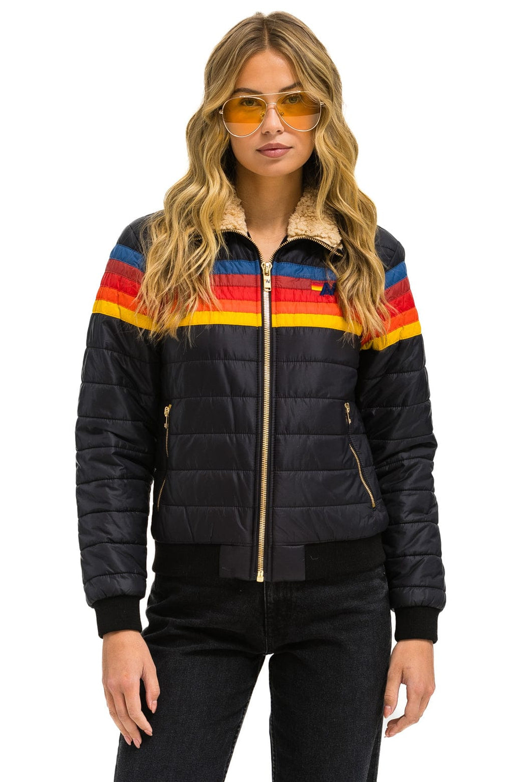 Classic 5 STRIPE JACKET - BLACK