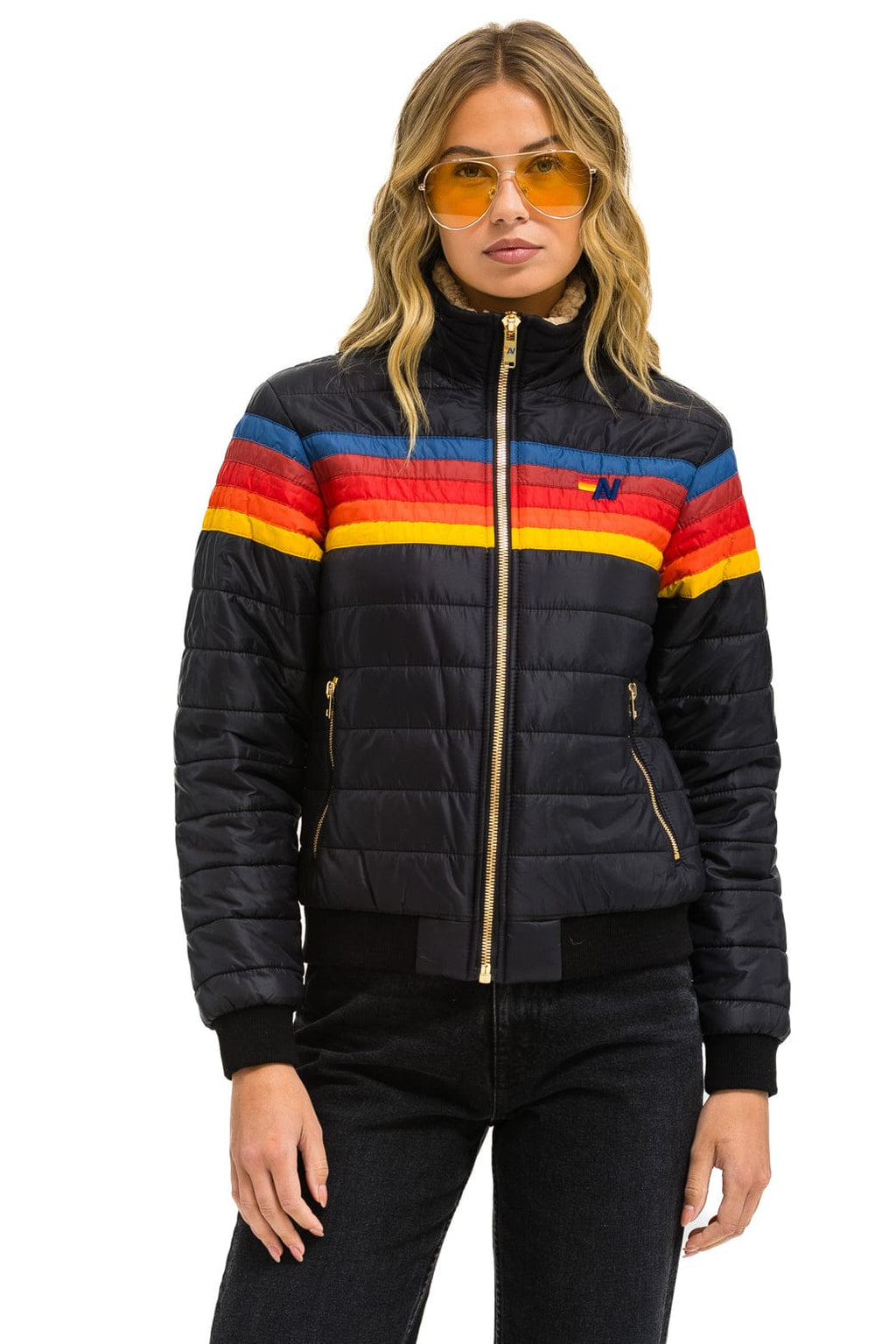 Classic 5 STRIPE JACKET - BLACK