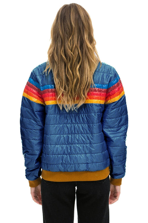 Classic 5 STRIPE RAINBOW - GLOSSY DEEP BLUE