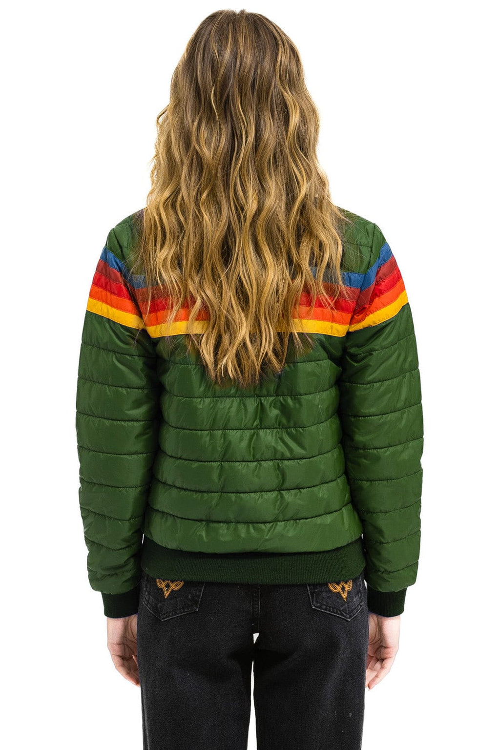 Classic 5 STRIPE JACKET - GARDEN GREEN