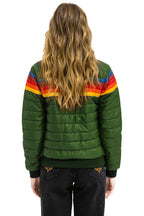 Classic 5 STRIPE JACKET - GARDEN GREEN