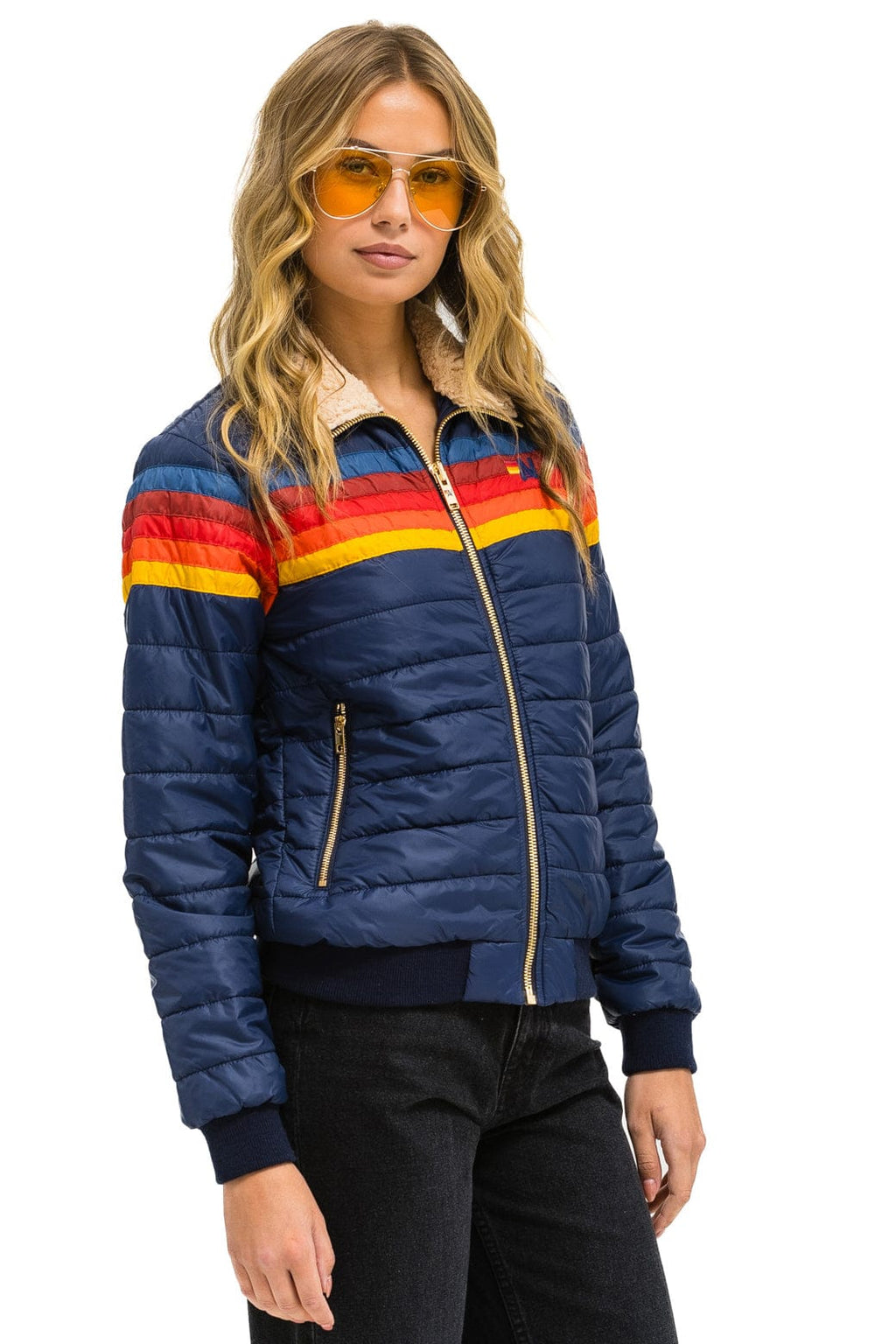Classic 5 STRIPE JACKET - NAVY