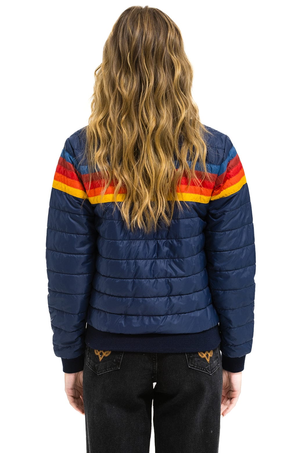 Classic 5 STRIPE JACKET - NAVY