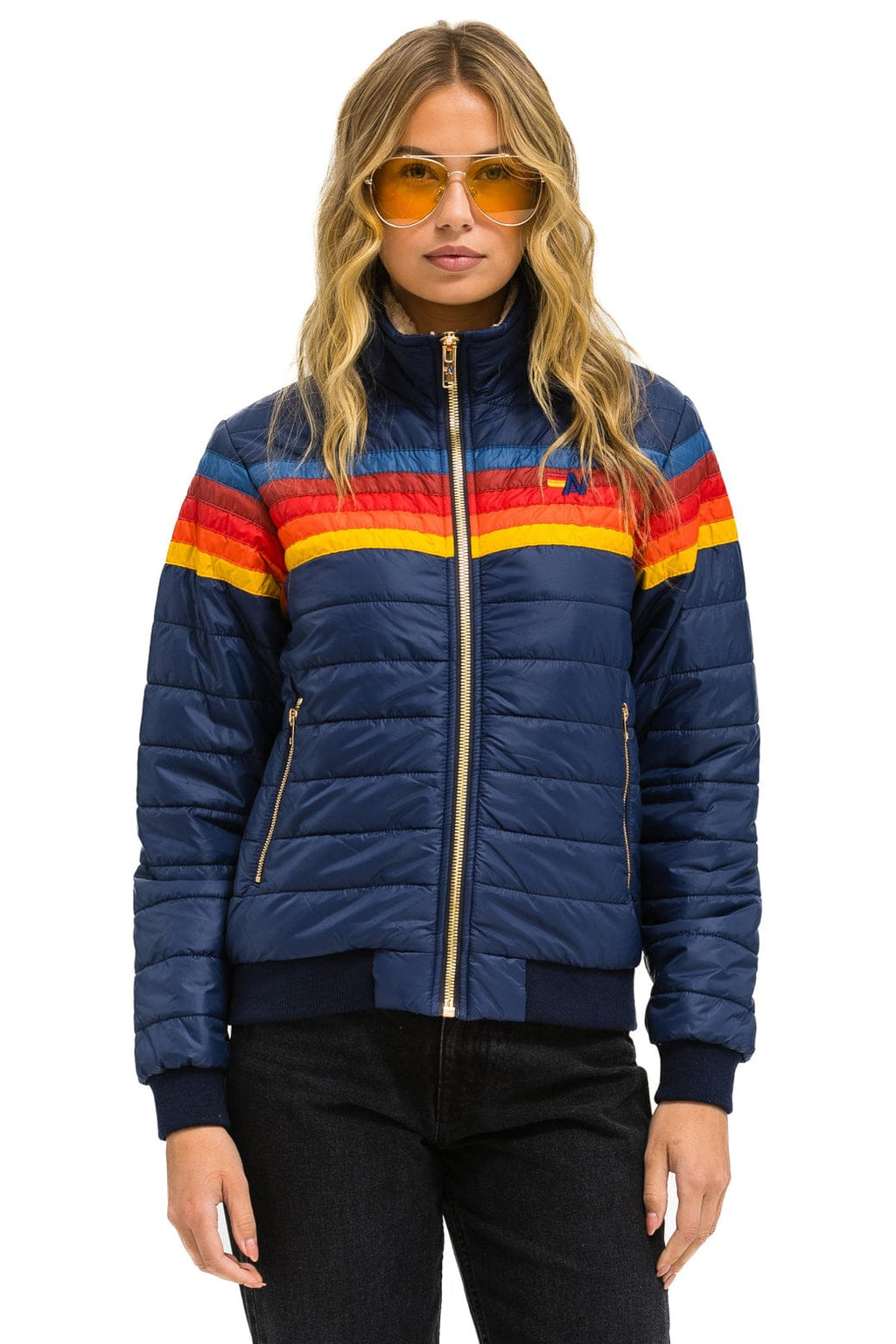 Classic 5 STRIPE JACKET - NAVY