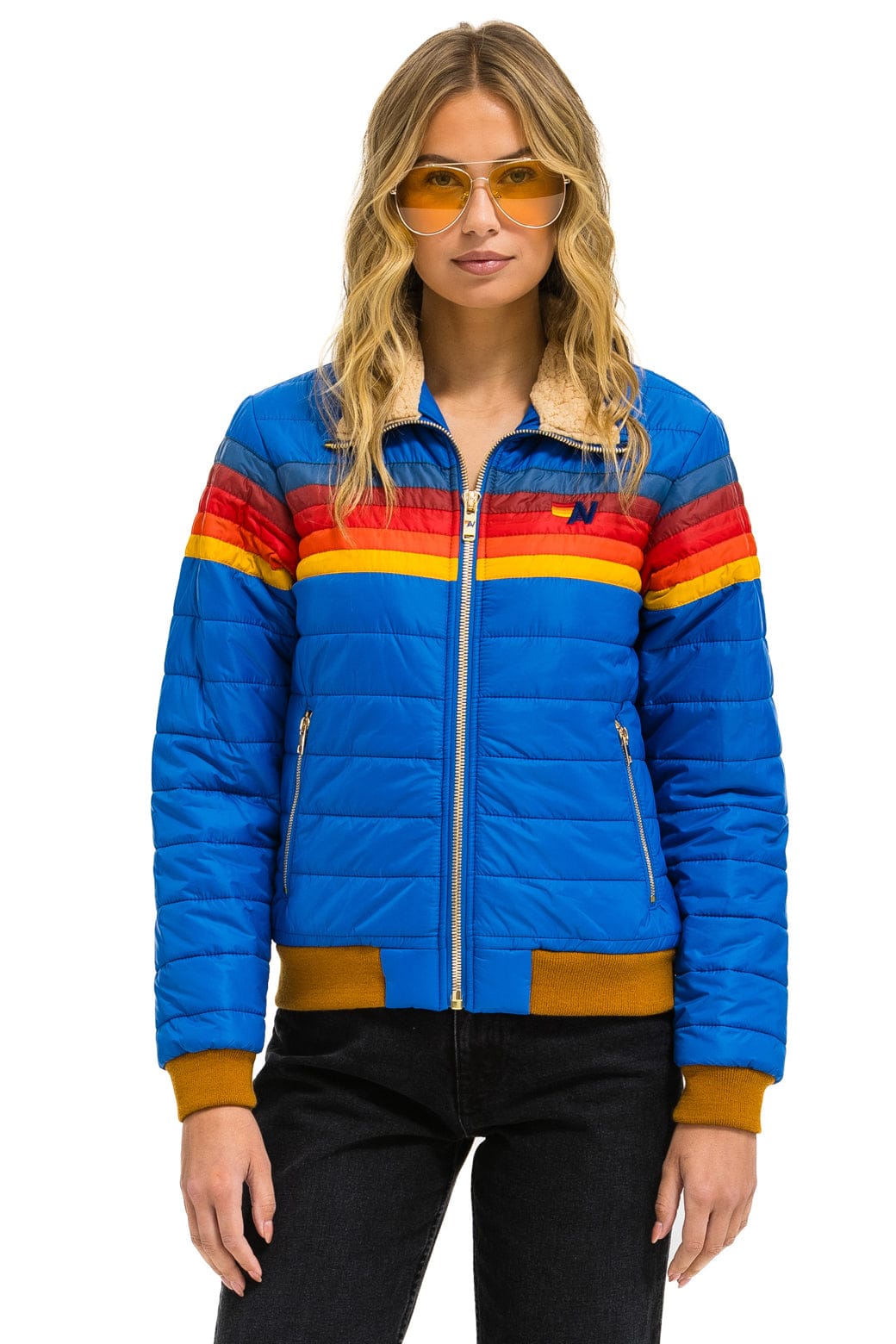 Classic 5 STRIPE JACKET - SNORKEL BLUE