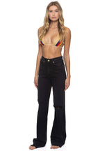 Classic HI RISE WIDE LEG BOLT GYPSY WOMENS JEAN - VINTAGE BLACK