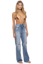 Classic HI RISE WIDE LEG BOLT GYPSY WOMENS JEAN - VINTAGE