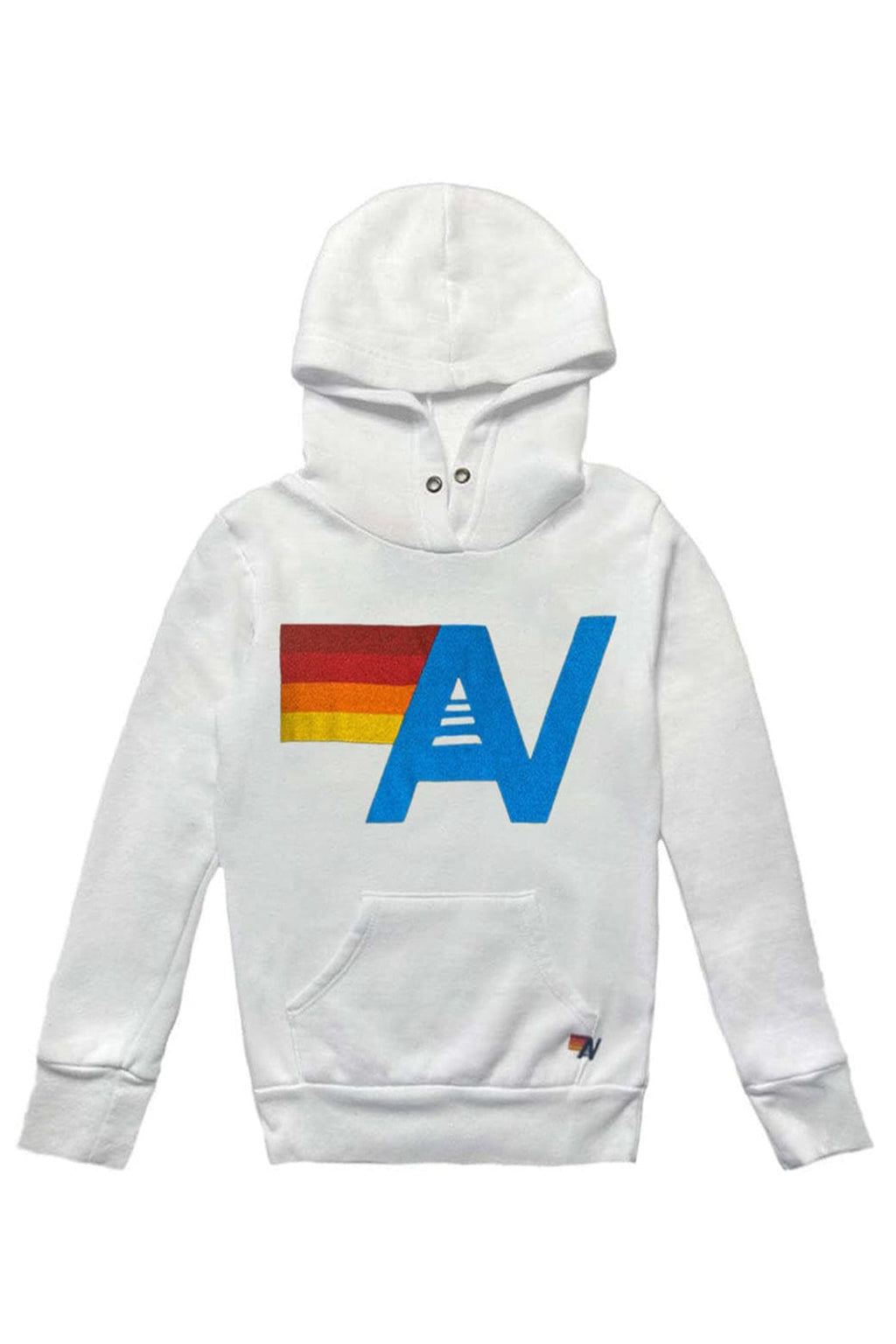 Classic KIDS LOGO PULLOVER HOODIE - WHITE
