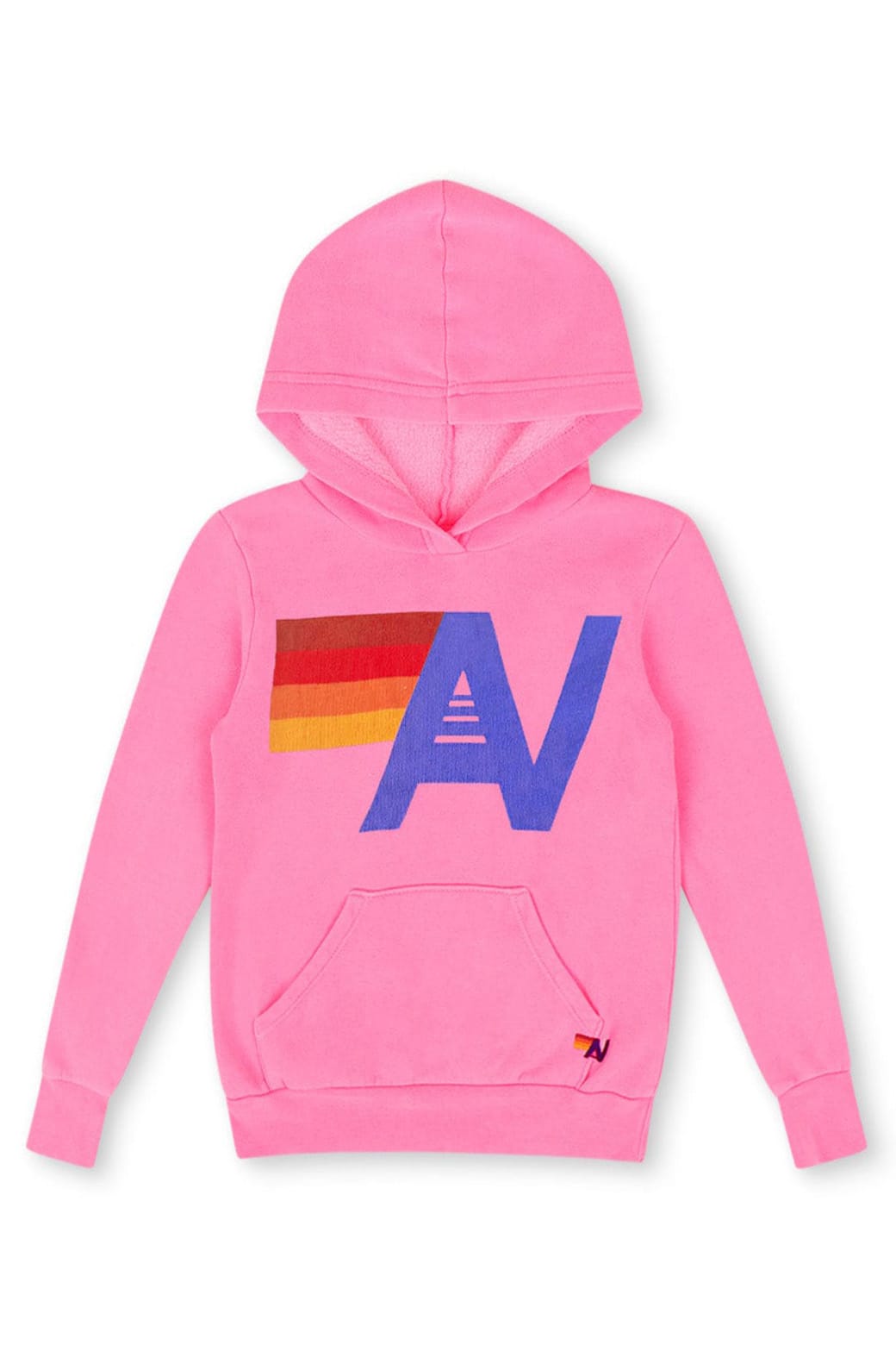 Classic KIDS LOGO PULLOVER HOODIE - NEON PINK