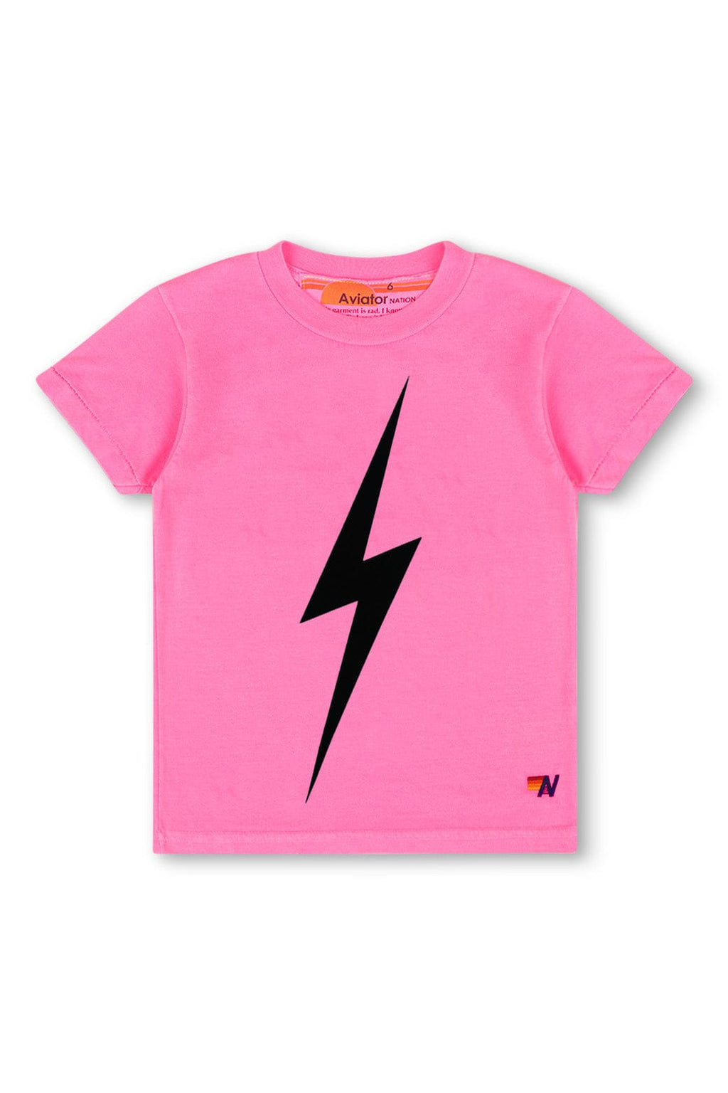 Classic KIDS BOLT TEE - NEON PINK