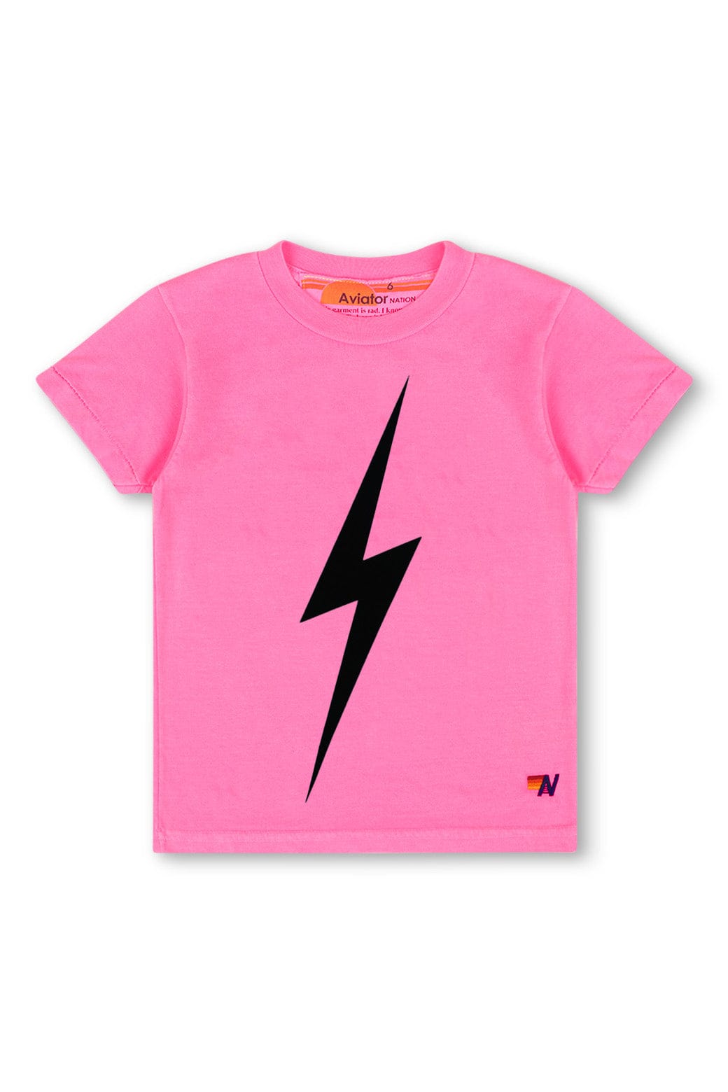 Classic KIDS BOLT TEE - NEON PINK