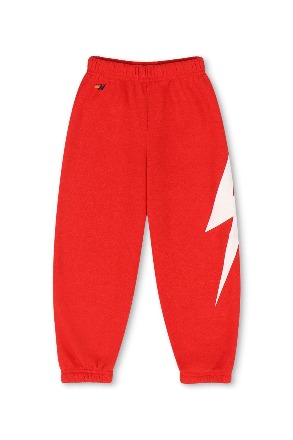 Classic KIDS BOLT PRINT SWEATPANTS - RED WHITE