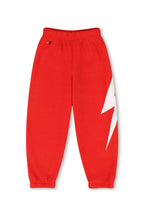Classic KIDS BOLT PRINT SWEATPANTS - RED WHITE