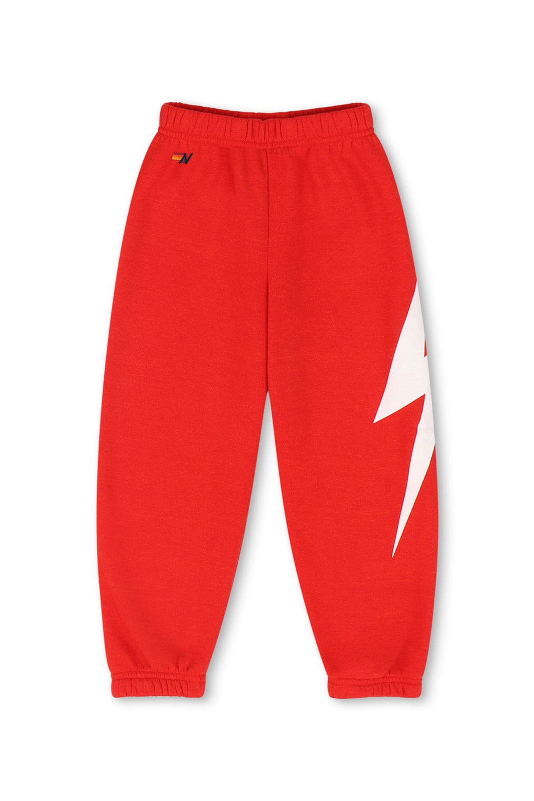 Classic KIDS BOLT PRINT SWEATPANTS - RED WHITE