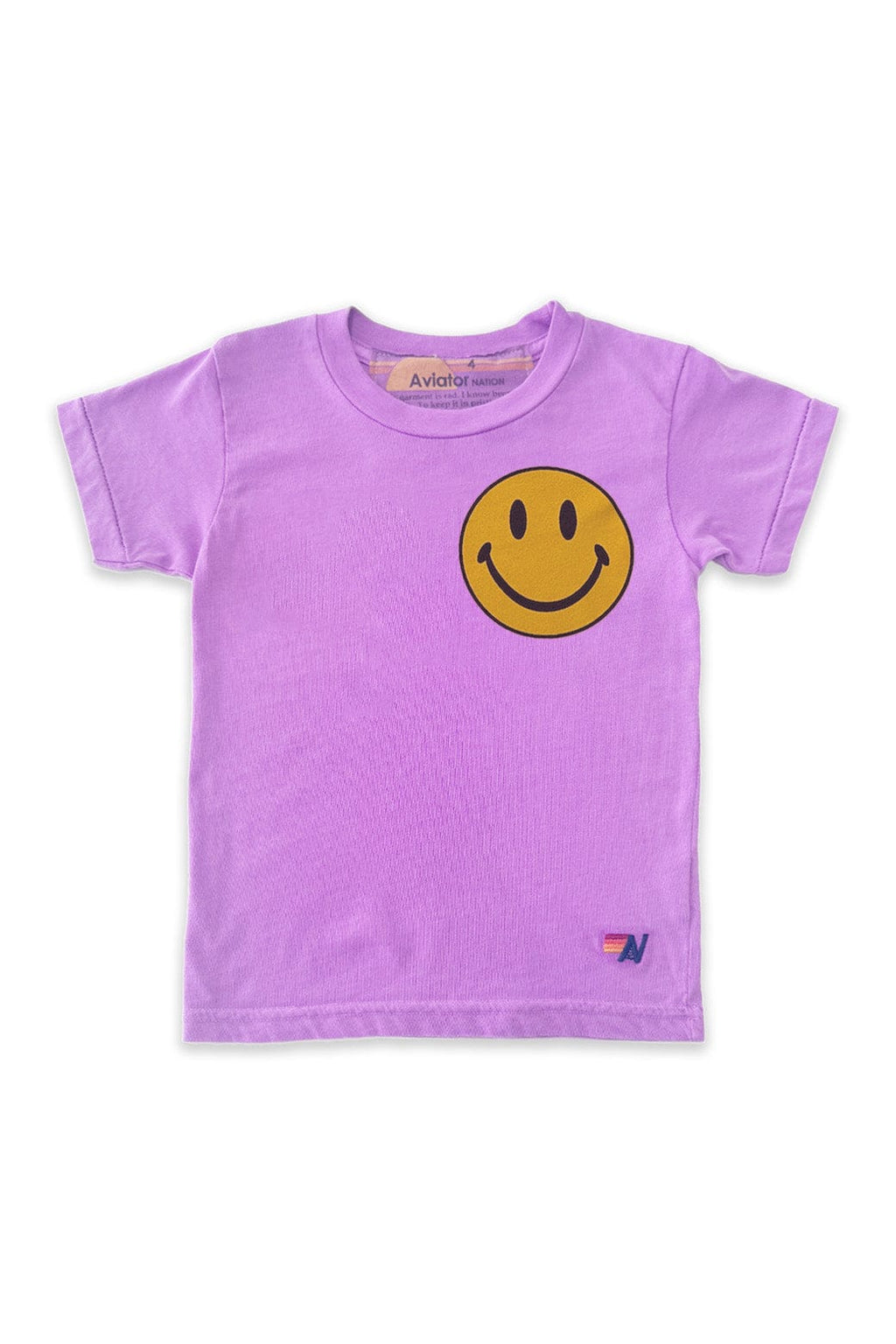 Classic KIDS SMILEY 2 TEE - NEON PURPLE