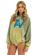 Classic VINTAGE LOGO RELAXED PULLOVER HOODIE - FADED ARMY
