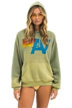 Classic VINTAGE LOGO RELAXED PULLOVER HOODIE - FADED ARMY