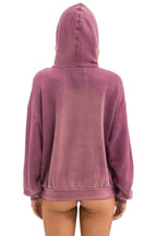 Classic VINTAGE LOGO RELAXED PULLOVER HOODIE - FADED BERRY
