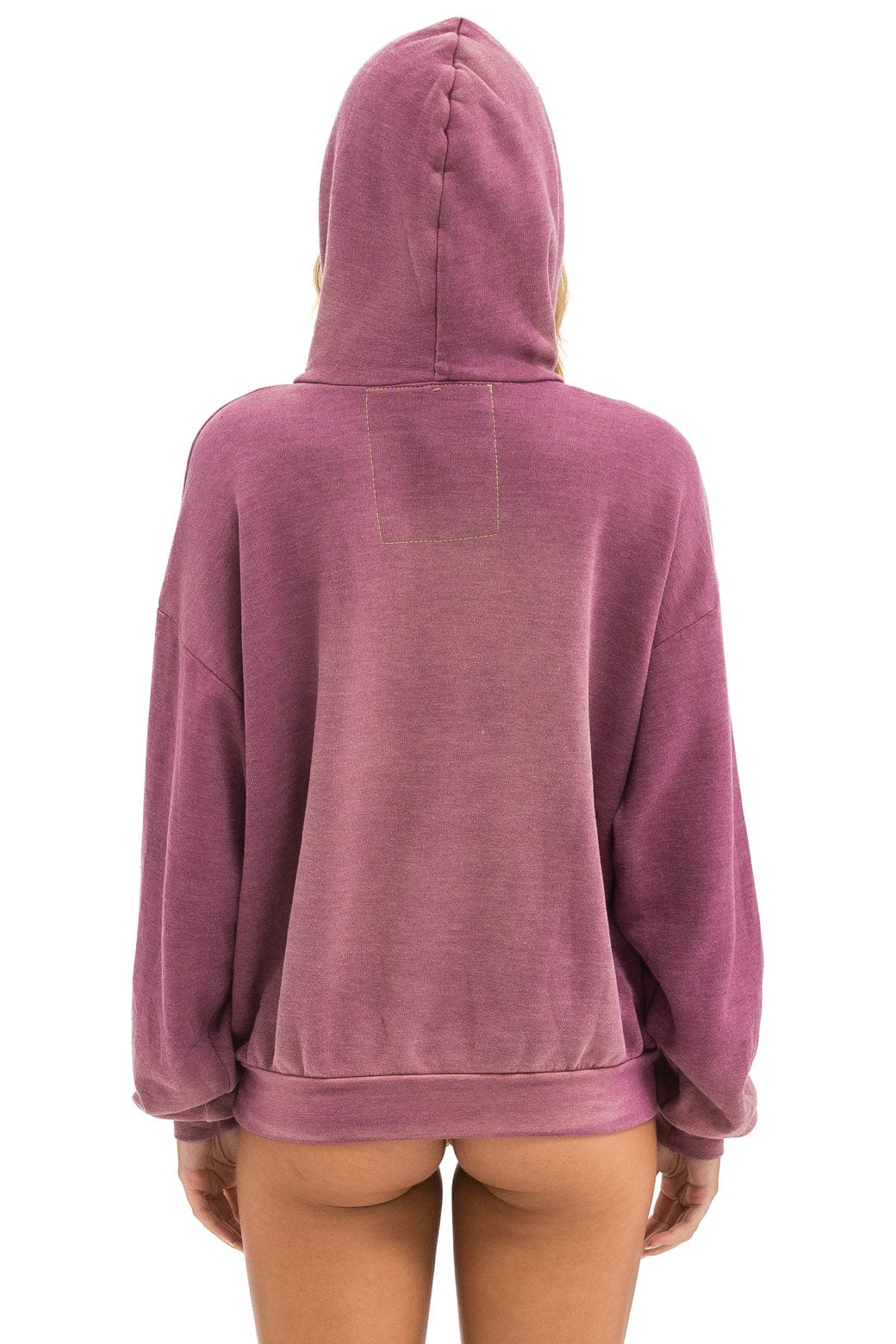 Classic VINTAGE LOGO RELAXED PULLOVER HOODIE - FADED BERRY
