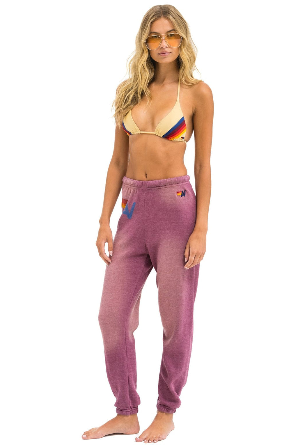 Classic VINTAGE LOGO SWEATPANTS - FADED BERRY
